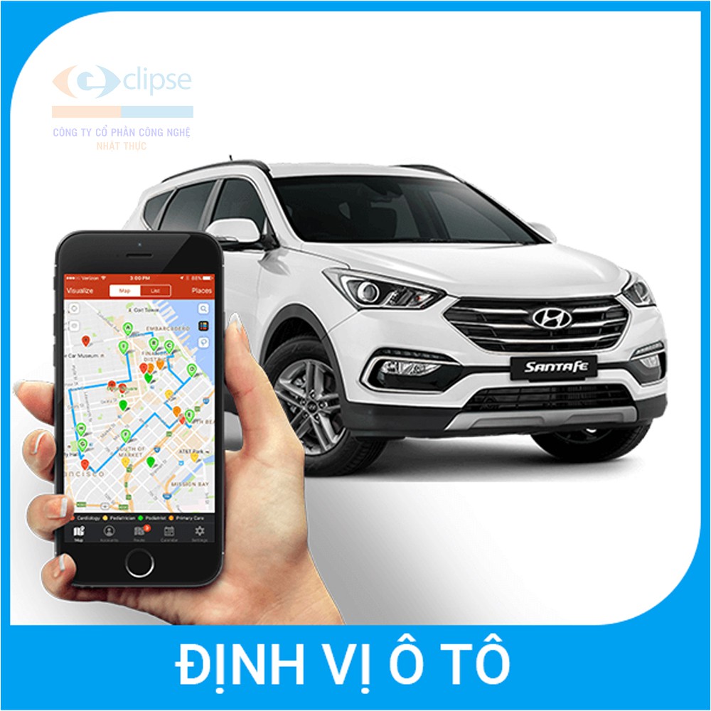 Thiết bị định vị vị trí theo dõi GPS 15 Nhật Thực