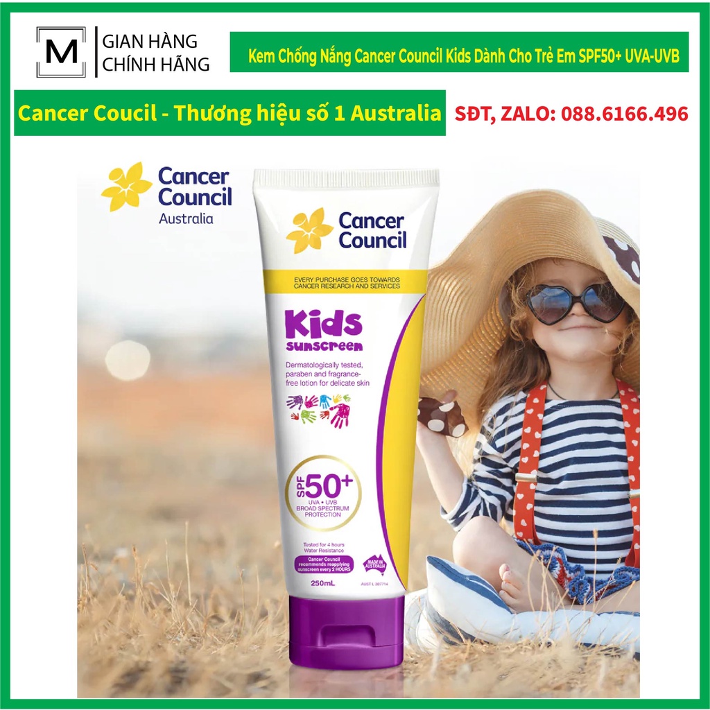 Kem chống nắng trẻ em – Cancer Council Kids SPF 50+/PA++++