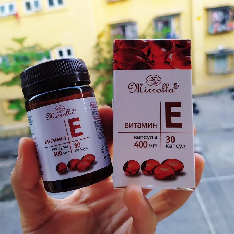 VITAMIN E ĐỎ NGA HÀM LƯỢNG 400MG MIRROLLA LỌ 30V | BigBuy360 - bigbuy360.vn