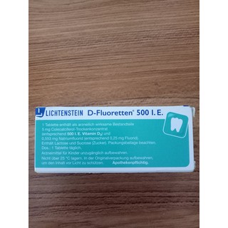 Vitamin D-fluoretten 500 IE