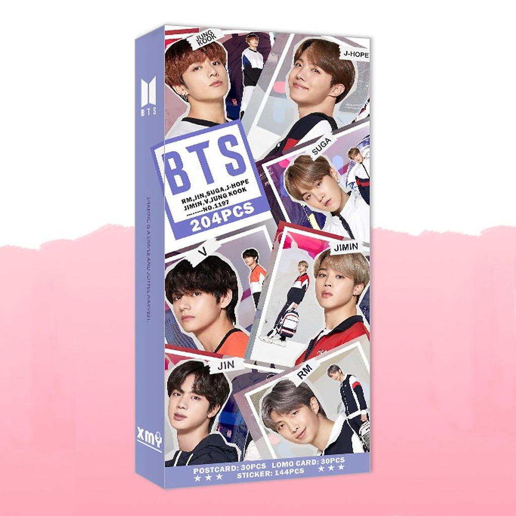 BTS postcard hộp bưu thiệp