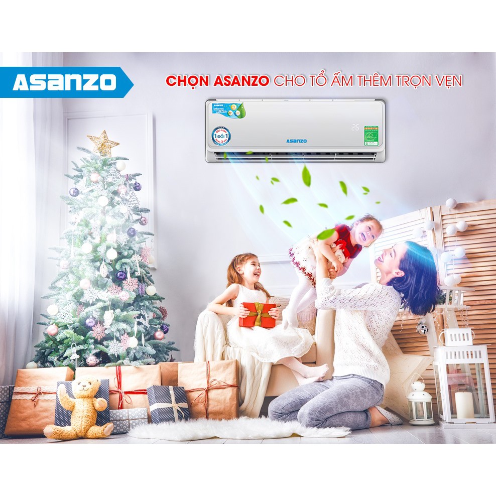 Điều hòa máy lạnh Asanzo Inverter 1 chiều K09 9000BTU - K12 12000BTU - K18 18000BTU