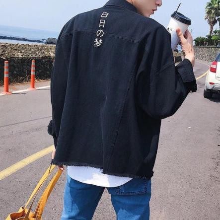 áo khoác jean nam thời trang phong cách -Mina-Fashion-TrangTrang