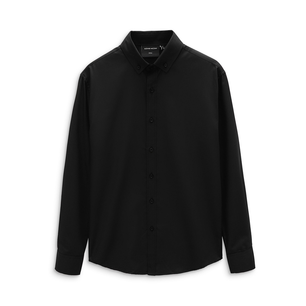 Áo Sơ Mi Nam Basic Button-down , Chất Vải Cotton Thoải Mái , SM006084 ,SOMEHOW