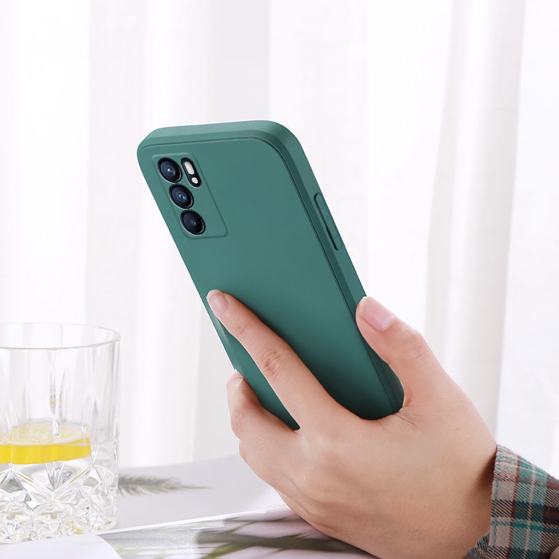 Ốp Điện Thoại Silicon Dẻo Màu Sắc Ngọt Ngào Cho OPPO Reno 6Z 6 Pro 5 A16 A74 A54 4G 5G