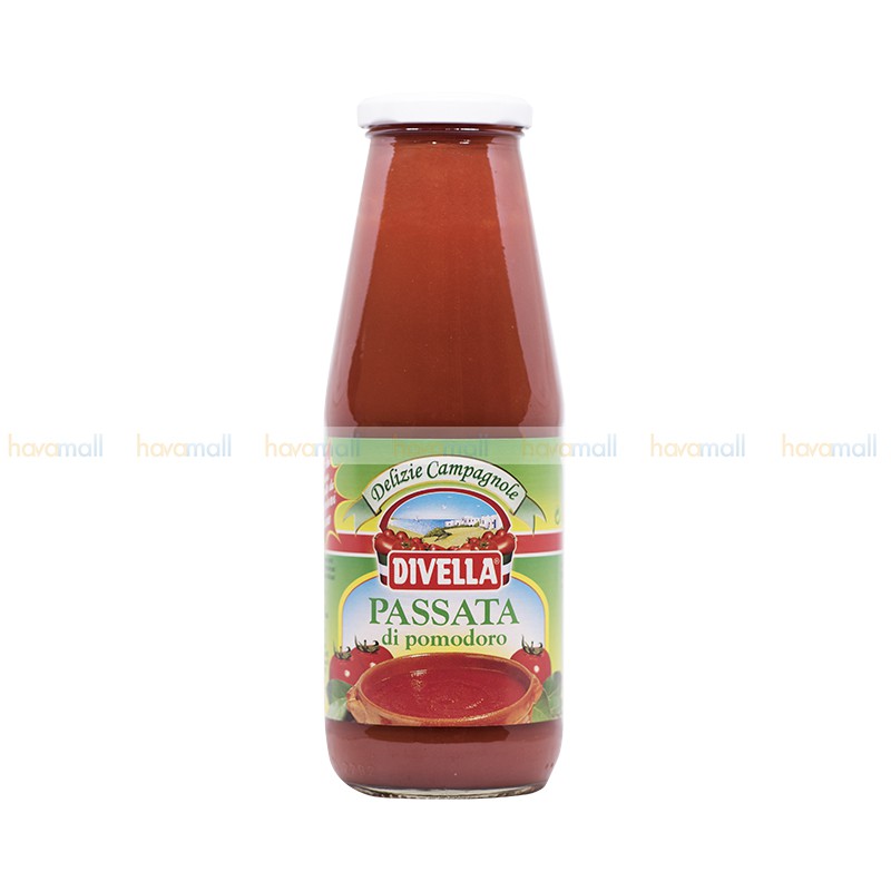 [DATE MỚI NHẤT] Sốt Cà Chua Xay Dạng Sệt Passata Di Pomodoro 680gr - Tặng Kèm Ngò Hạt