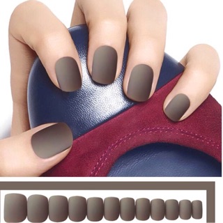 Bộ 24 móng tay giả nhám vuông ngắn