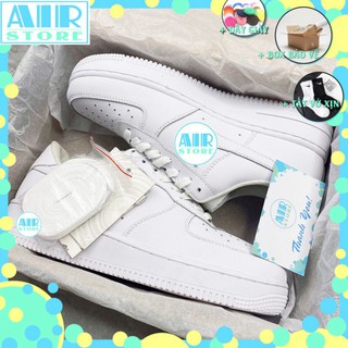 Giày Nike_AF1 nam nữ, giày Nike_Trắng Air force 1 all white full box bill free ship