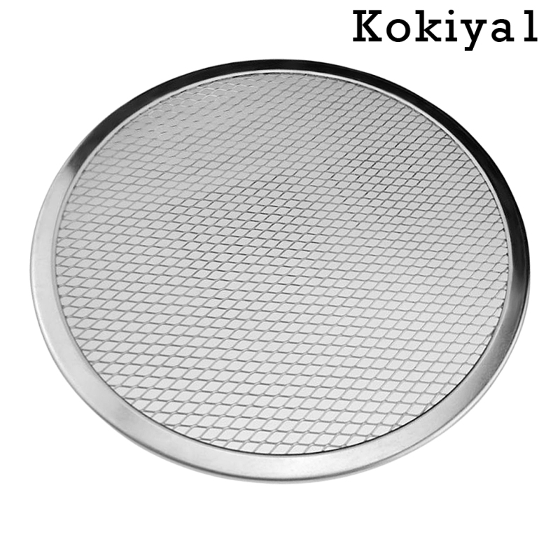 [HOT]Pizza Stones Aluminum Mesh Pizza Screen Pasta Baking Tray Net Pizza 6inch