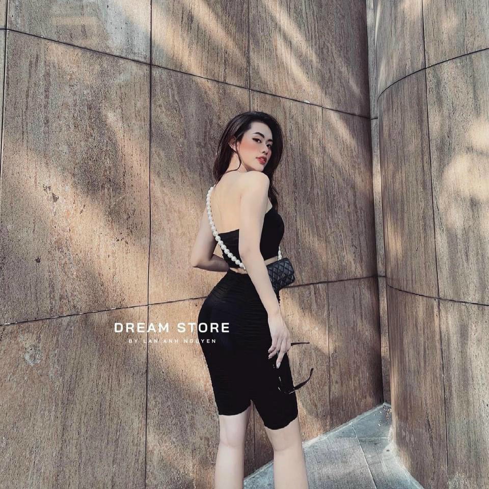 set áo ống kèm quần nhúm siêu hot hit cá tính