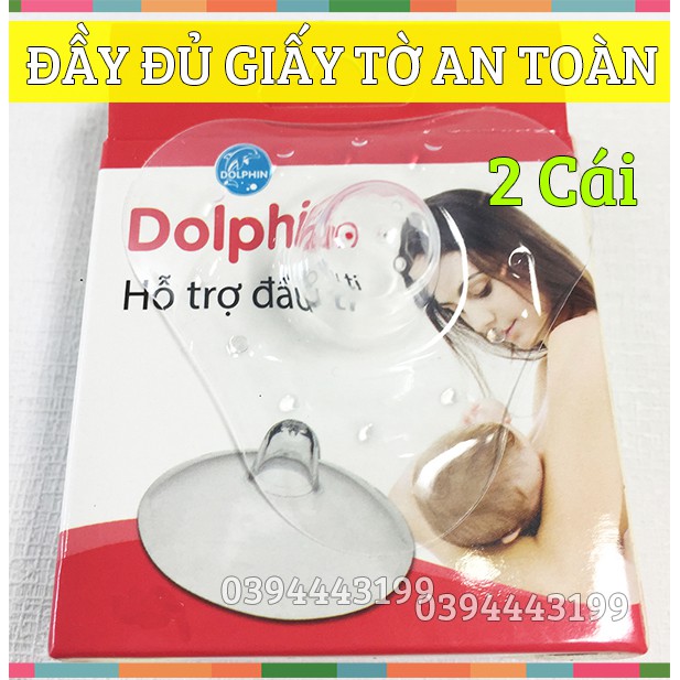 Hỗ Trợ Đầu Ty (Trợ ty) Silicone cho mẹ Dolphin DP030