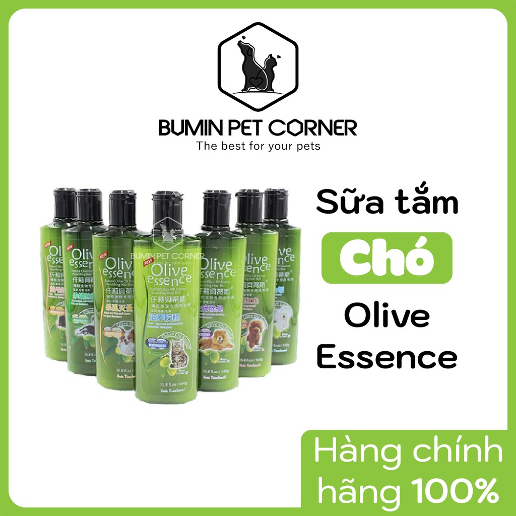 Sữa tắm cho chó Olive Essence chai 450ml