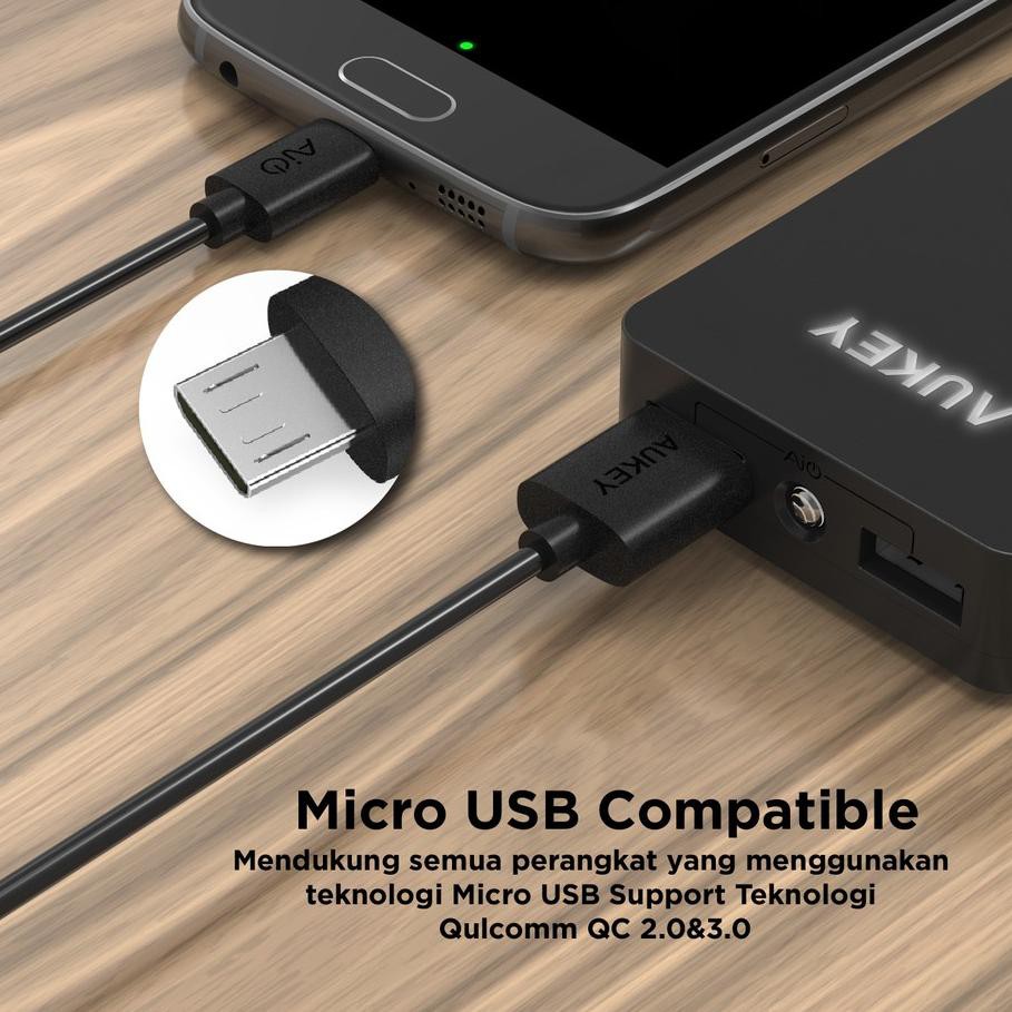 Aukey Dây Cáp Sạc Micro Usb 2.0 5 Cái - 500256