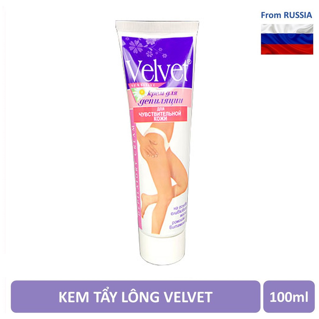 KEM TẨY LÔNG VELVET DEPILATORY CREAM 100ML