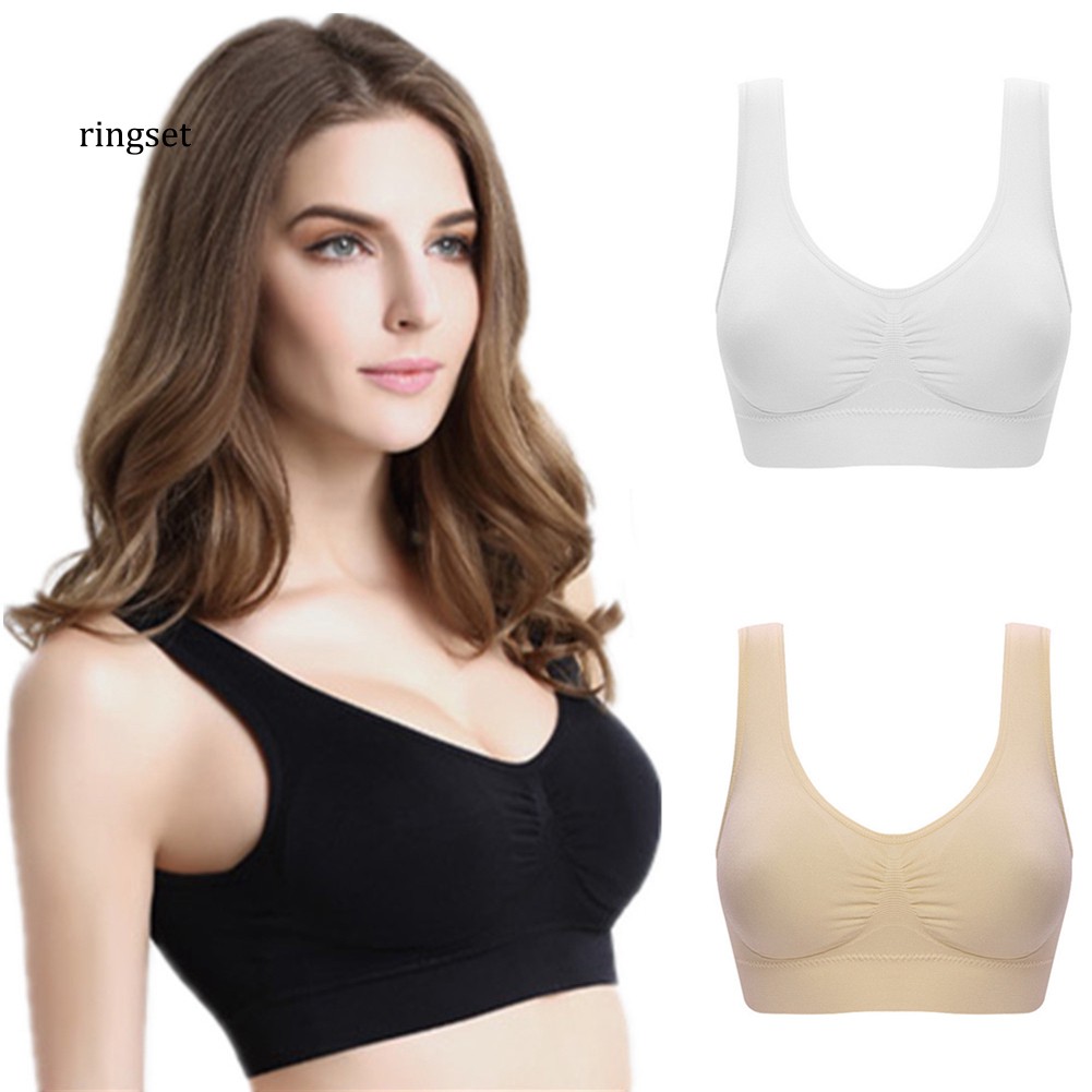 Rnse Áo Ngực Thể Thao Một Lớp Không Đường May Gợi Cảm Thời Trang Cho Nữ
