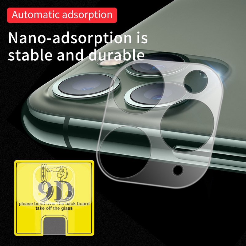 Kính Cường Lực HD 0.2mm Bảo Vệ Camera Cho iPhone 11 13 Pro Max 6 7 8 Plus X XS Max