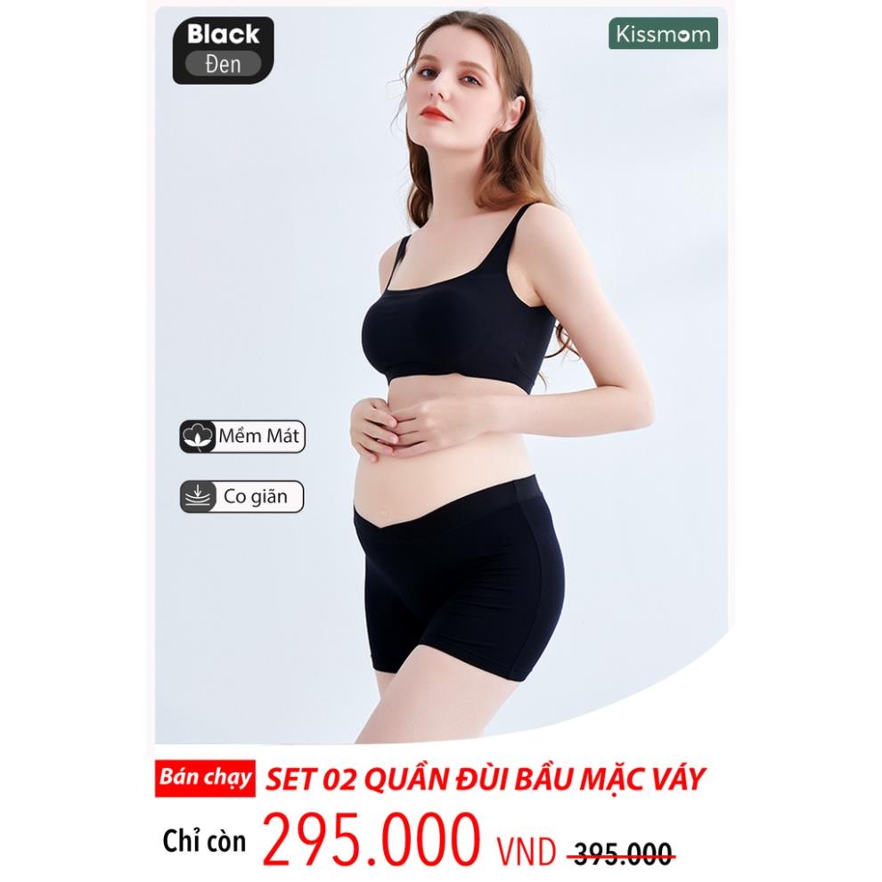 Quần Đùi Bầu Cạp Thấp Vải Siêu Mềm, Mịn, Mát, Mặc Nhẹ Như Không Mặc