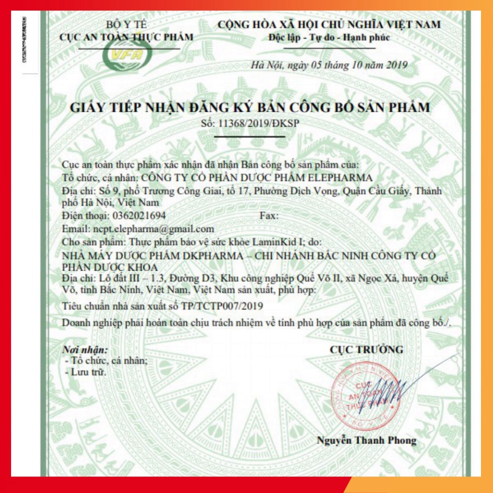 LaminKid I  - Giúp trẻ ăn ngon, tăng sức đề kháng - Lamin Kid