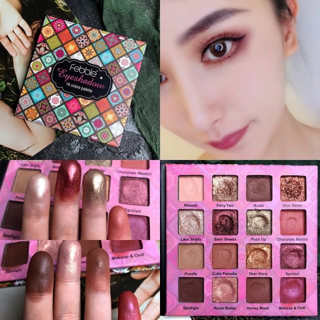 BẢNG PHẤN MẮT FEBBLE OR GUICAMI 16 Ô