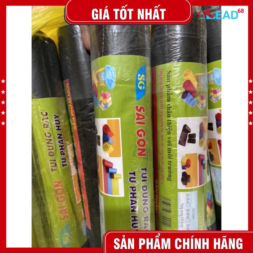 Cuộn túi rác tự huỷ ,bảo vệ môi trường ,0,5kg