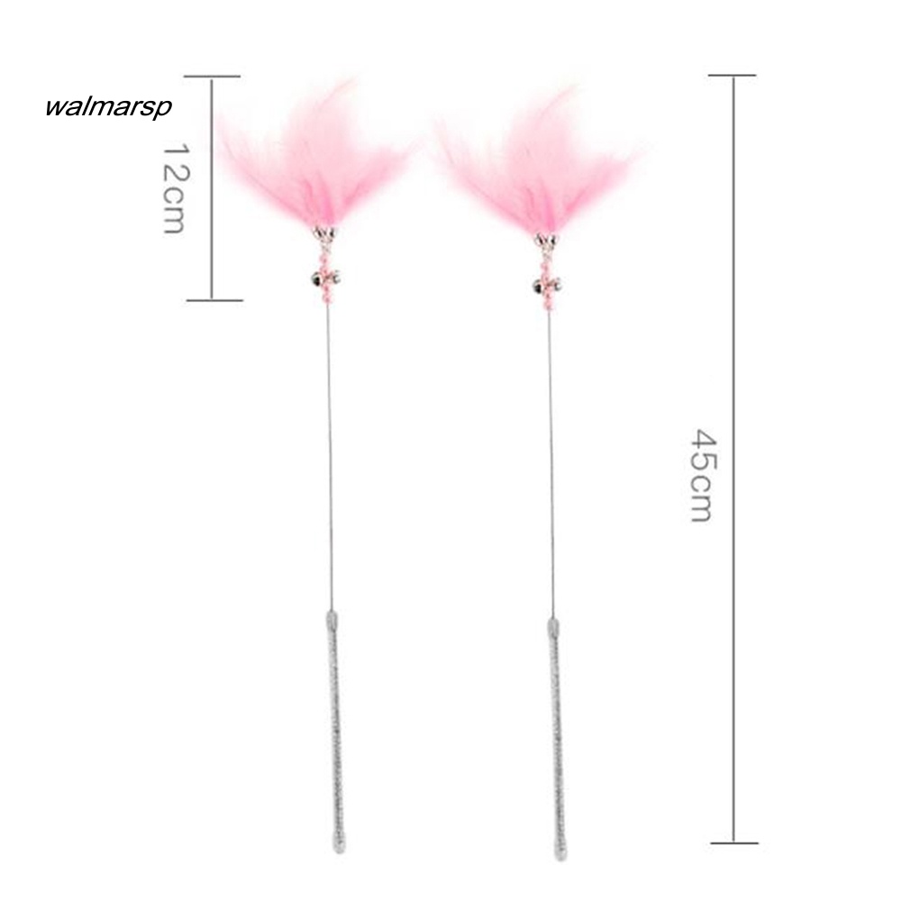 Gậy Trêu Mèo Đính Hạt / Lông Vũ / Chuông Vui Nhộn Độc Đáo