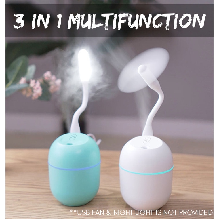 Máy Xông Tinh Dầu Mini Phun Sương Mini -Máy Tạo Ẩm Phun Sương - Khuếch Tán Tinh Dầu Đuổi Muỗi