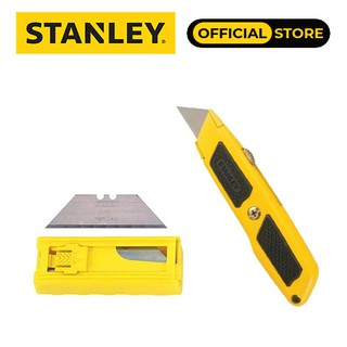 Dao rọc cáp stanley stht10779-8 cán nhôm và lưỡi dao rọc stanley 11-921t