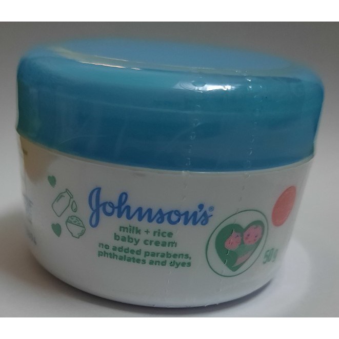 Kem Dưỡng Da Johnson’s Baby Milk Cream Nắp Xanh 50g