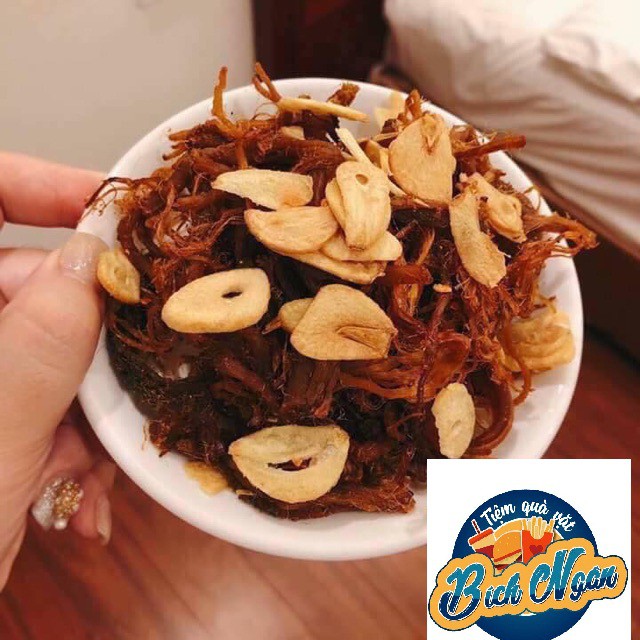 Heo khô cháy tỏi | heo tỏi - hàng loại 1 cực ngon | đồ ăn vặt bích ngân