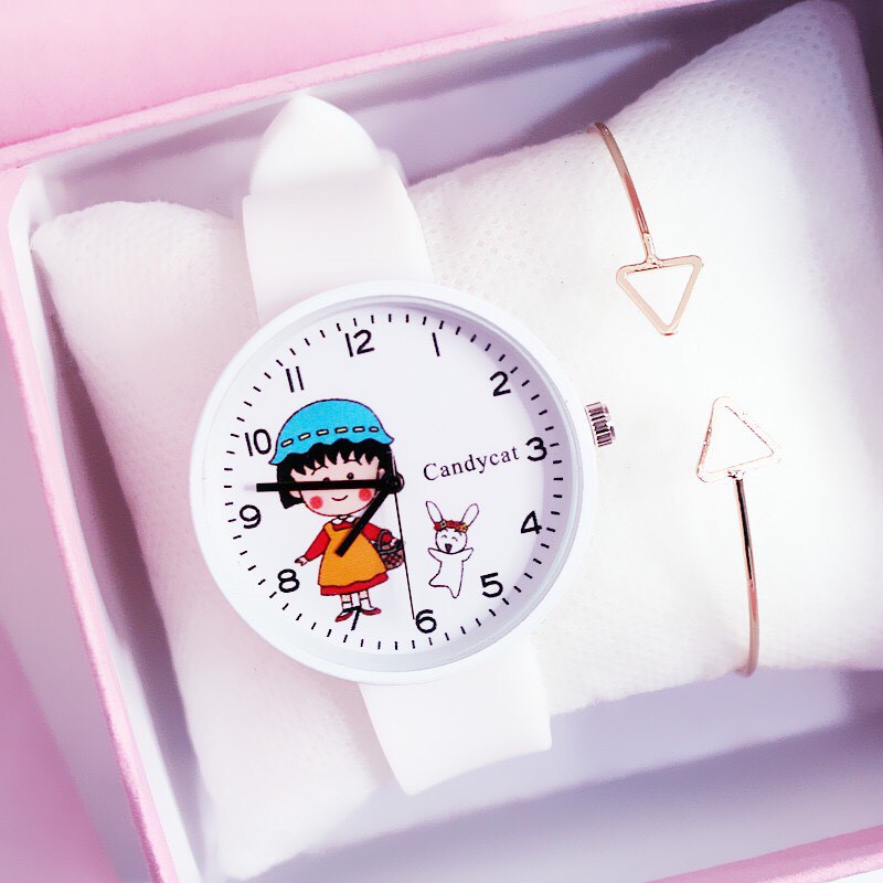 ( Giá Sỉ ) Đồng hồ thời trang nữ Candycat Maruko Ht169