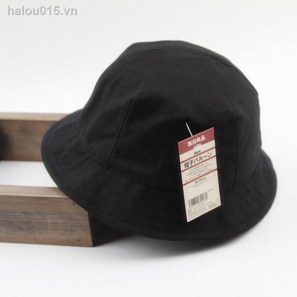 Mũ ngư dân từ cotton thời trang mùa hè phong cách Nhật Bản cho nam và nữ