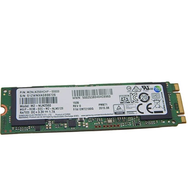 Ổ cứng Samsung SSD  PM871 256GB M.2 SSD (chính hãng)