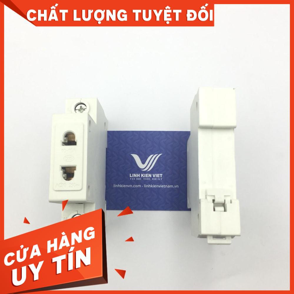 Ổ cắm cài 2 chân 16A/250V lắp đặt trong tủ điện i9H14