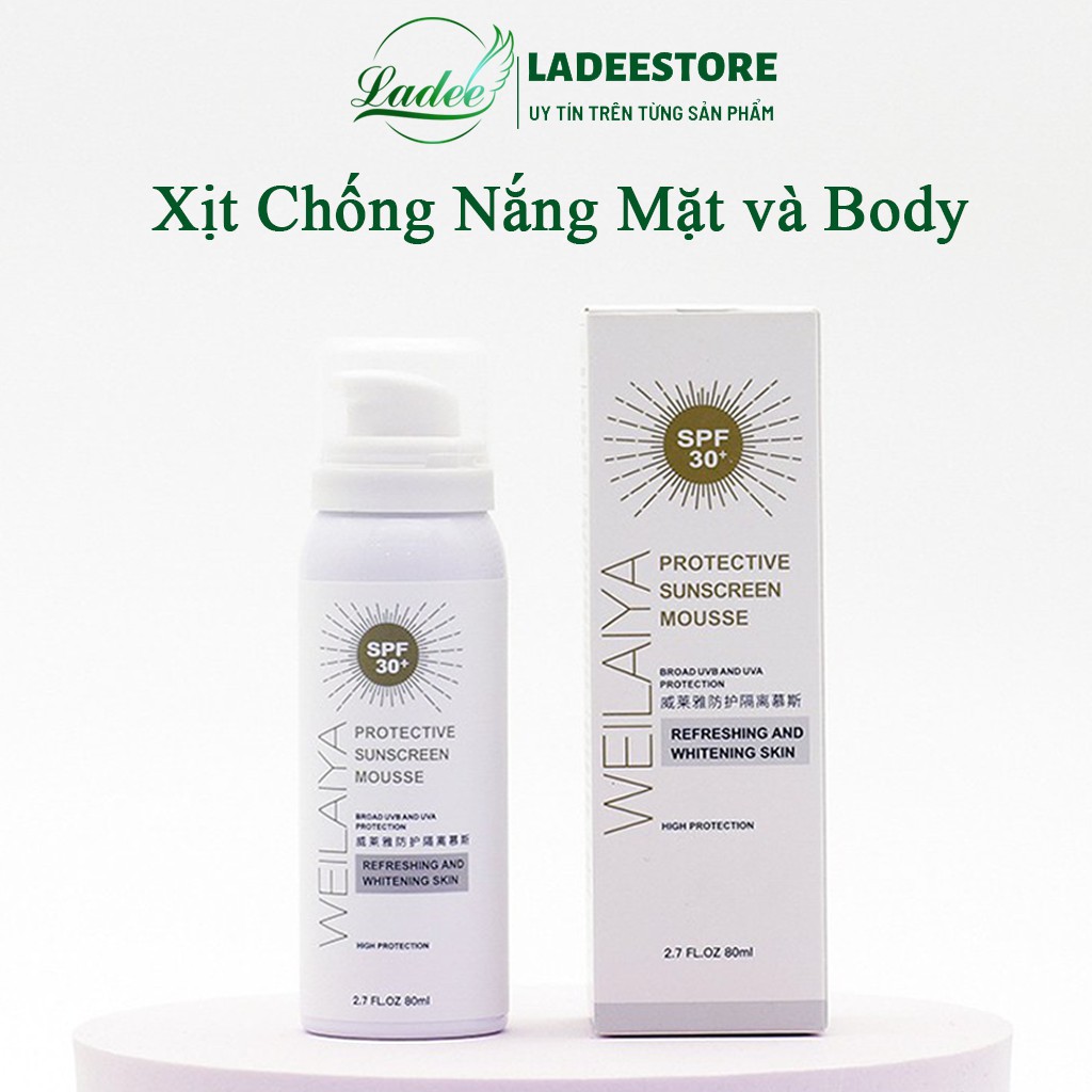 Kem Chống Nắng Toàn Thân Dạng Bọt, Không Nhờn Rít, Bết Dính, Bảo Vệ Da, Ngăn Ngừa Thâm Nám, Sạm Da