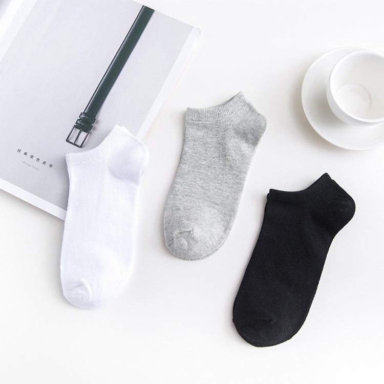 Vớ 3 Màu trơn cao tới mắt cá chân dành cho nam và nữ