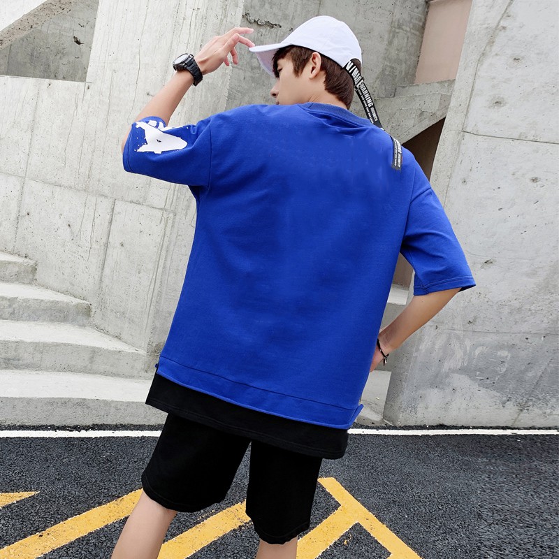 Bộ Quần Áo Thun Nam Thể Thao Mùa Hè Thể Thao Tay Ngắn Kết Hợp Quần Short BASE SET NAM 90000107C2 | BigBuy360 - bigbuy360.vn