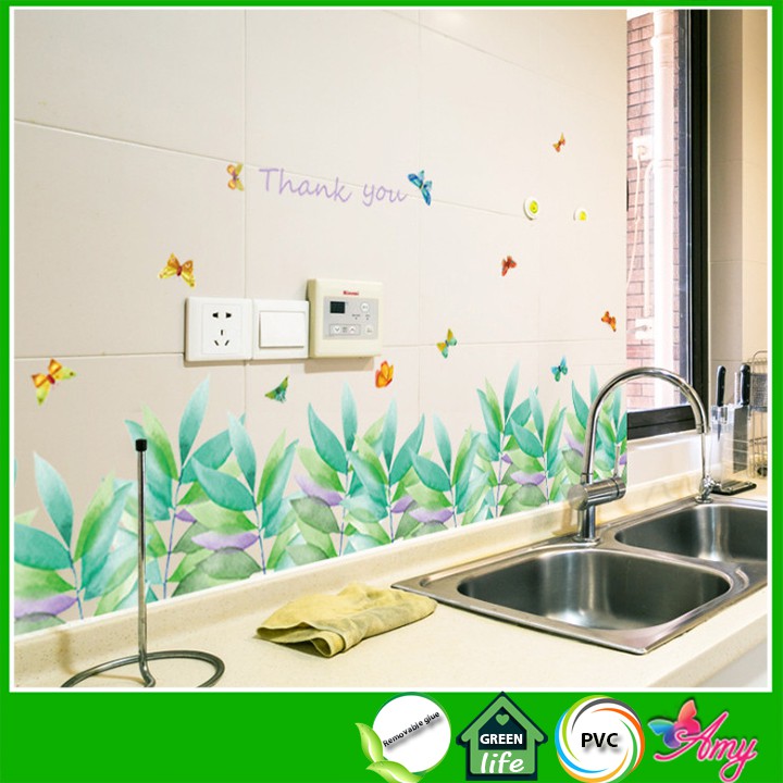 Decal dán chân tường ⚡ LOẠI 1 ⚡ phong cách Bắc Âu trang trí nhà cửa đẹp bền rẻ AmyShop