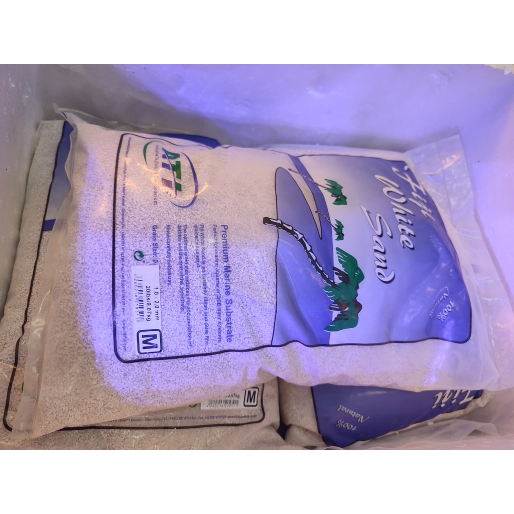 Cát nền cho hồ cá cảnh biển Fiji White Sand M, L | ATI