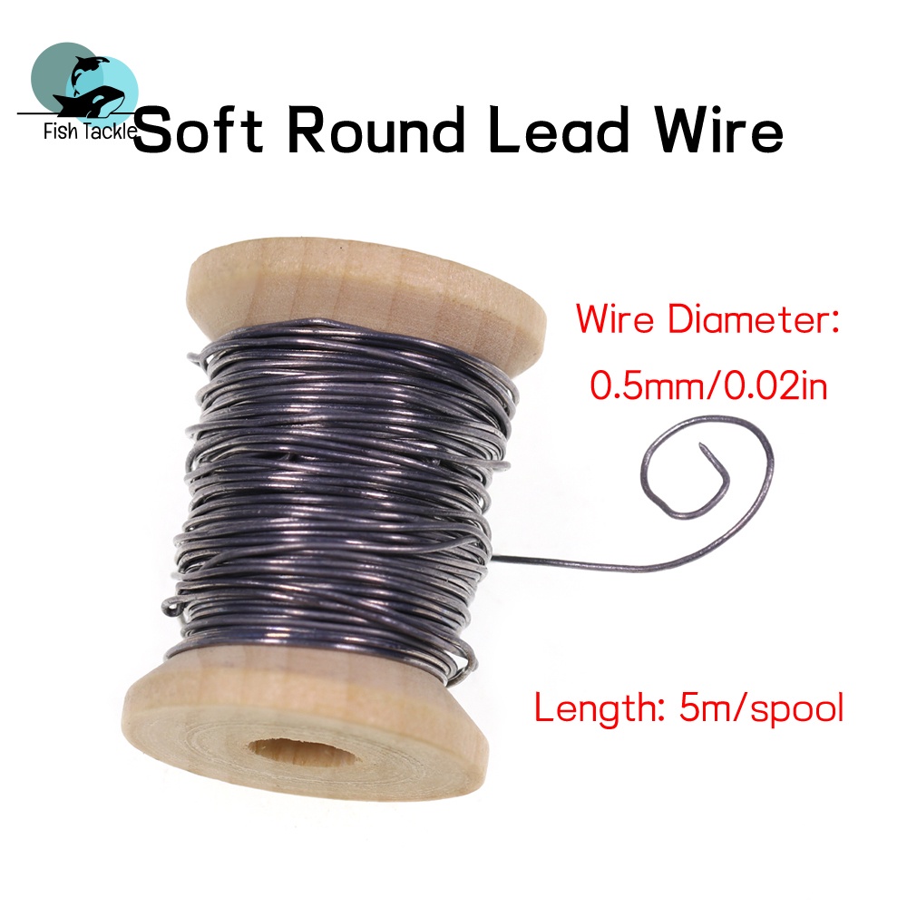 Cuộn Dây Chì Tròn Mềm 0.5mm 0.8mm 1mm 2mm Đa Dụng Chất Lượng Cao