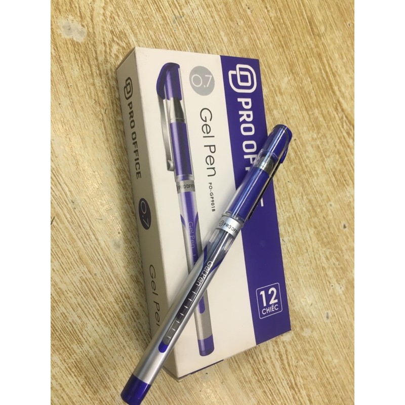 Bút PRO OFFICE Gel Pen 0,7mm PO-GP901B 1hộp/12c