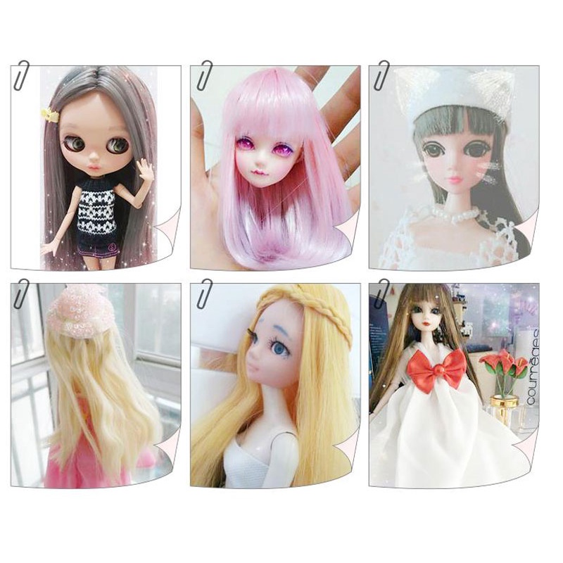 1 Tóc Giả Cho Búp Bê Dài 15*100cm