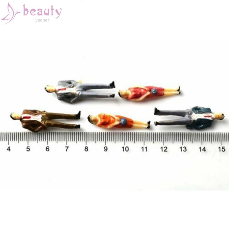 Set 50 Mô Hình Người Bằng Nhựa Tỉ Lệ 1:50 Dùng Trang Trí Tiểu Cảnh