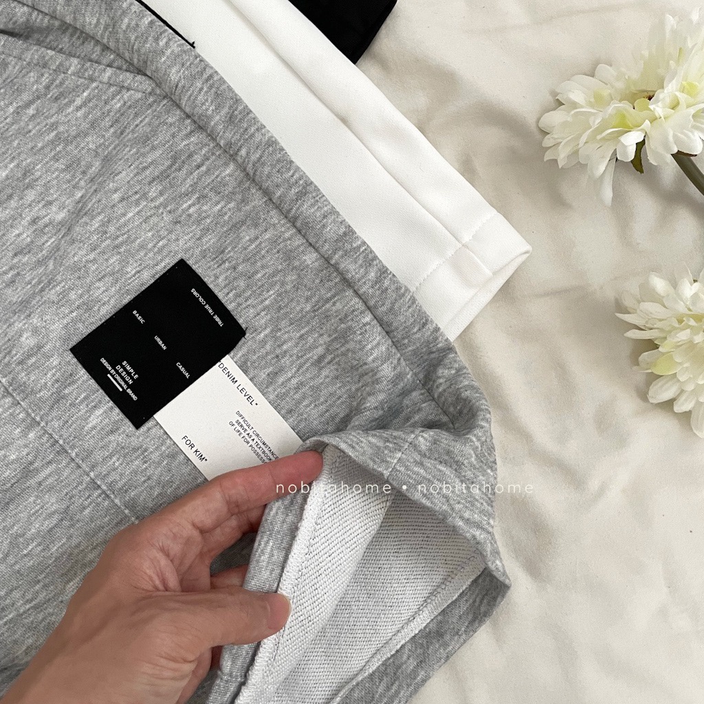 NOBITA HOME - QUẦN SHORTS THUN XẾP LY ASHFORD