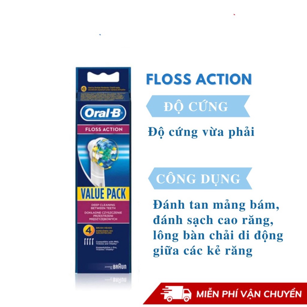 Đầu Bàn Chải Điện Oral-BChính hãng Đức Đủ loại(tách lẻ 1)