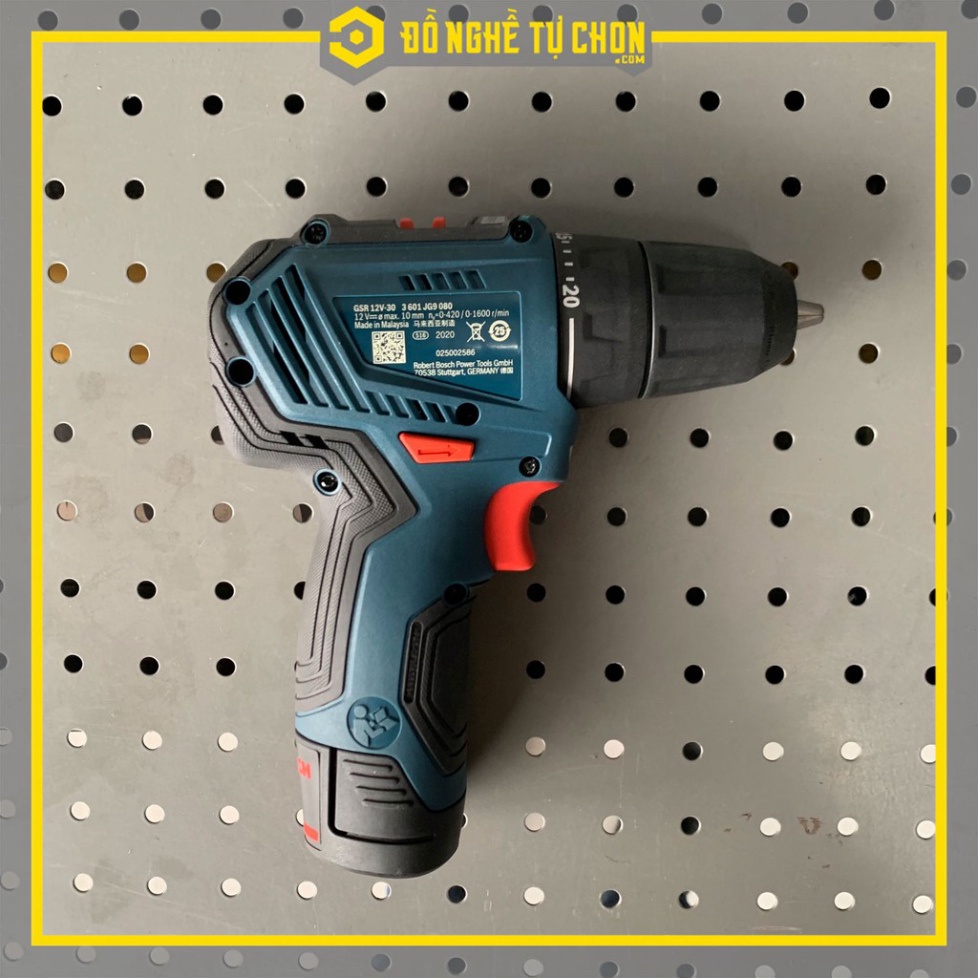 Máy vặn vít dùng pin cầm tay BOSCH GSR 12V-30