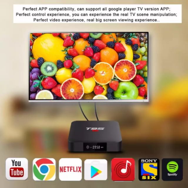 T95S1 Greathworth smart TV box 2gb+16gb bản điều khiển giọng nói