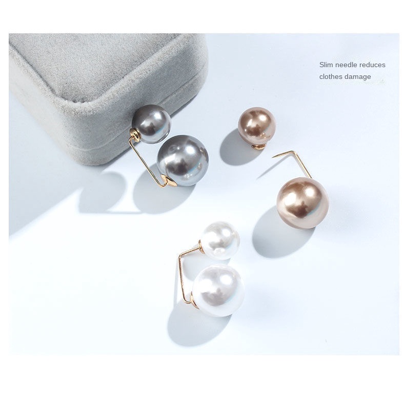 Ghim Cài Áo Đính Ngọc Trai Nhân Tạo