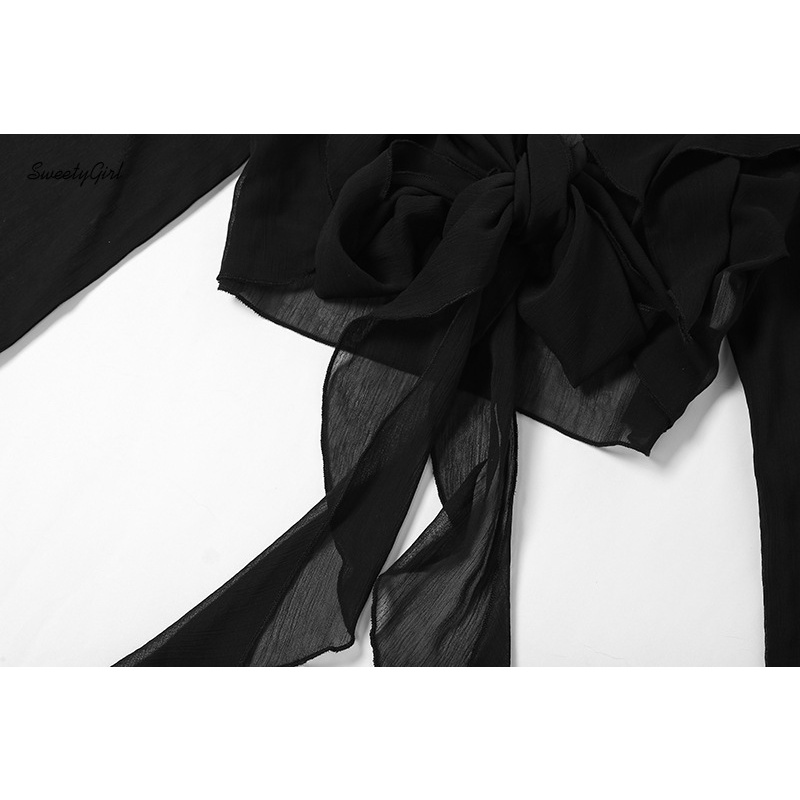 Áo Thun Tay Dài Cổ Chữ V Màu Trơn Thời Trang Quyến Rũ Dành Cho Nữ 2022