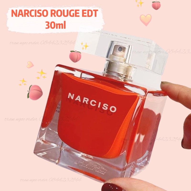 NƯỚC HOA NAR-CISO ROU.GE EDT ĐỎ 30ml FULLBOX
