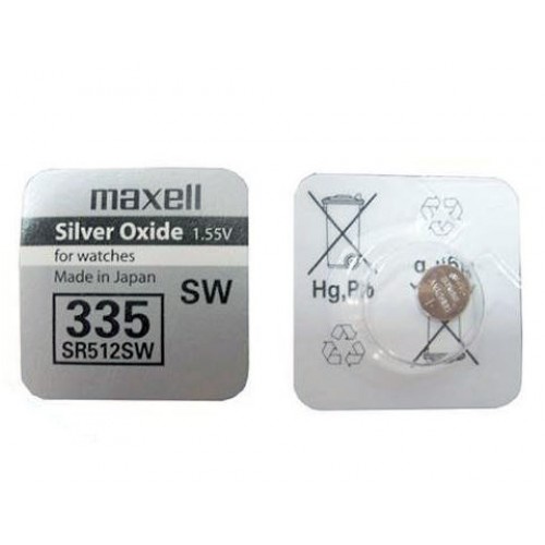 Pin Maxell 335 SR512SW dành cho đồng hồ, thiết bị điện tử dùng pin 335/ SR512SW